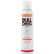 125 ml - Bulldog Bergamot & Sandalwood Spray Deodorant