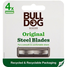 4 st/paket - Bulldog Original Steel Blades