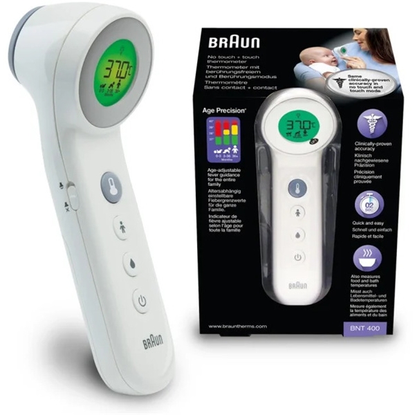 Braun No Touch + Forehead Thermometer BNT400 (Bild 1 av 2)