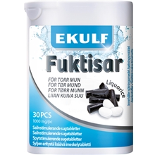 30 tabletter - Ekulf Fuktisar Liquorice