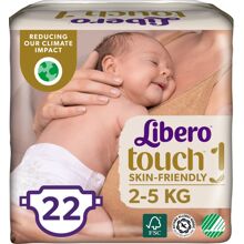 Libero Touch 1 (2-5 Kg) 22 st/paket