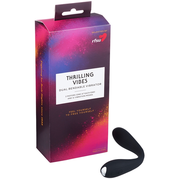 RFSU Thrilling Vibes Dual Bendable Vibrator (Bild 2 av 2)