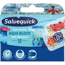 Salvequick Aqua Block Kids 12 st/paket