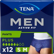 TENA Men Pants Plus S/M 12 st/paket