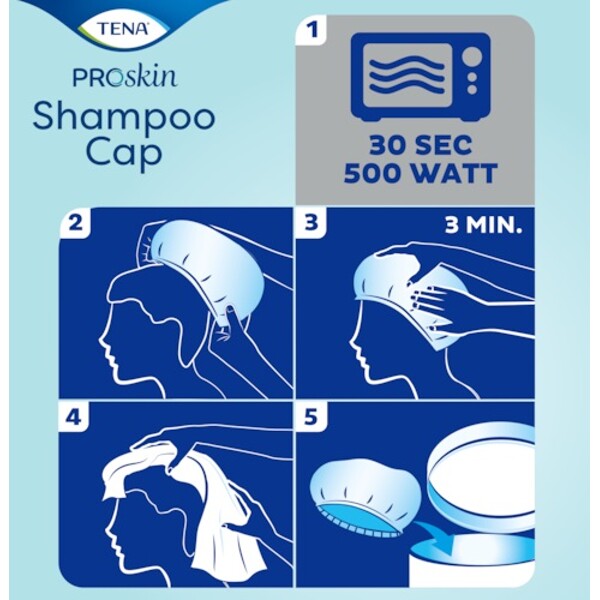 TENA ProSkin Shampoo Cap (Bild 3 av 3)