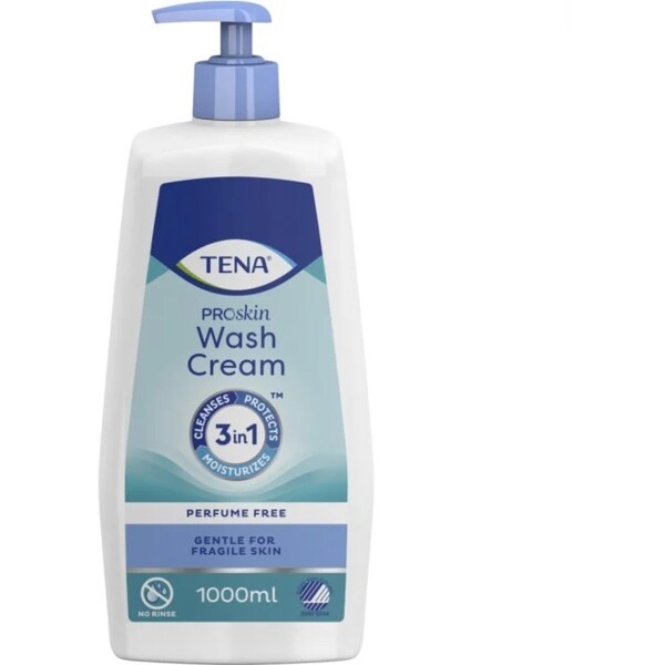 TENA ProSkin Wash Cream 3-in-1 Perfume Free