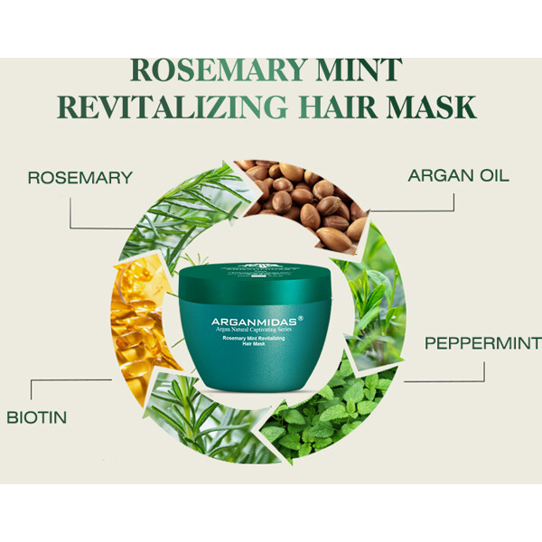 Arganmidas Rosemary Mint Revitalizing Hair Mask (Bild 9 av 11)