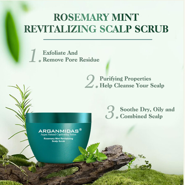 Arganmidas Rosemary Mint Revitalizing Scalp Scrub (Bild 8 av 9)