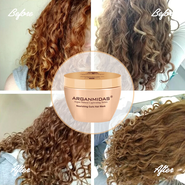 Arganmidas Nourishing Curls Hair Mask (Bild 6 av 8)