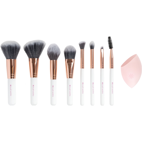 Brushworks Exclusive Makeup Brush & Sponge Set (Bild 4 av 4)