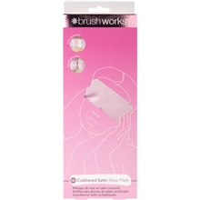 Brushworks Cushioned Satin Sleep Mask