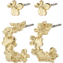 65243-2013 ZHURI Earrings 2 In 1 Set