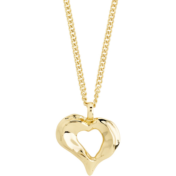 11251-2011 TIDE Heart Necklace Gold Plated (Bild 1 av 4)