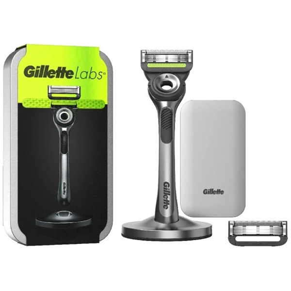 Gillette Labs Razor + 2 Blades + Travel Case