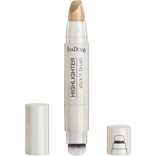 IsaDora Highlighter Stick'n Brush (Bild 1 av 3)