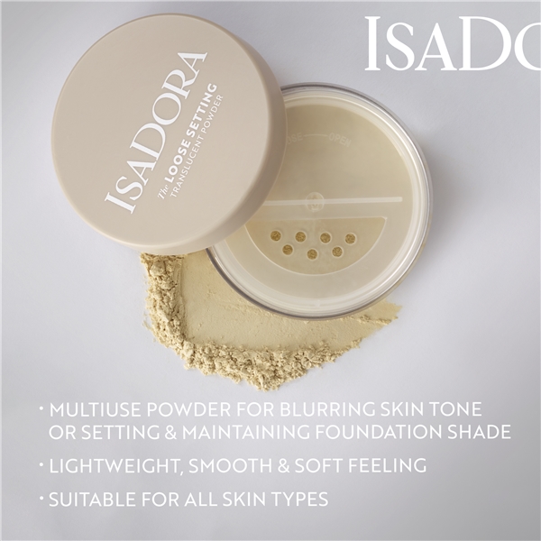 IsaDora The Loose Setting Translucent Powder (Bild 6 av 7)