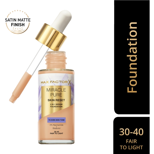 Miracle Pure Skin Reset 2in1 Serum Foundation (Bild 2 av 7)