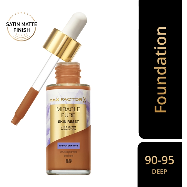 Miracle Pure Skin Reset 2in1 Serum Foundation (Bild 2 av 7)