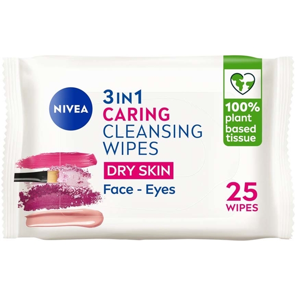 Nivea 3 in 1 Caring Cleansing Wipes (Bild 1 av 6)