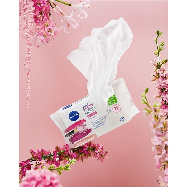 Nivea 3 in 1 Caring Cleansing Wipes (Bild 4 av 6)