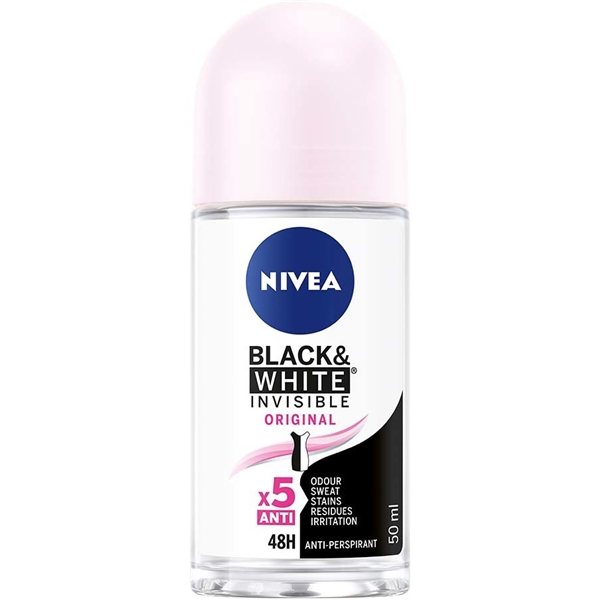 Nivea Deo Black & White Invisible Roll On (Bild 1 av 6)