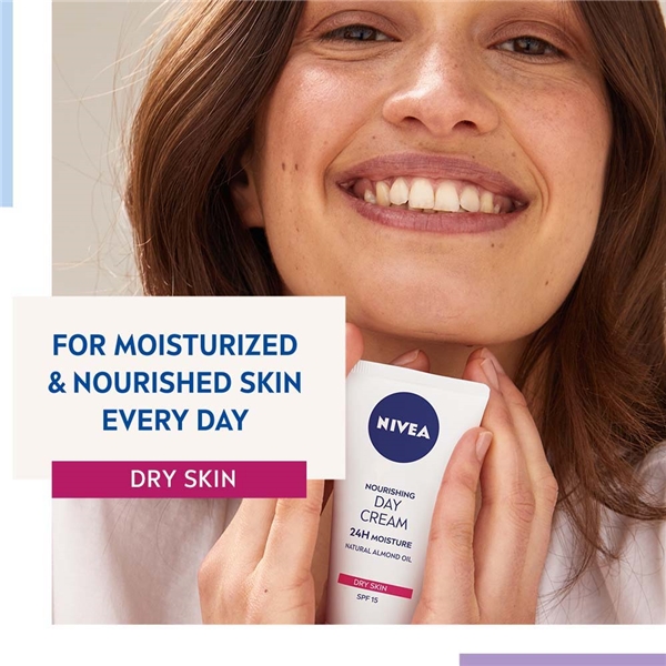 Nivea Nourishing Day Cream SPF15 - Dry Skin (Bild 2 av 5)