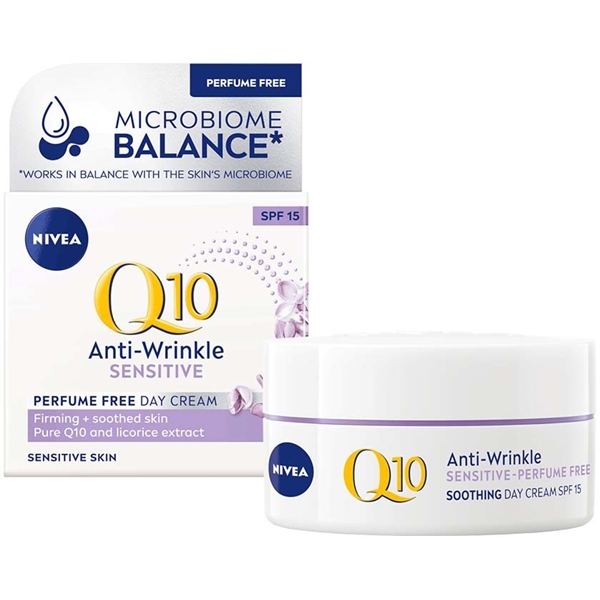 Nivea Q10 Anti Wrinkle Sensitive Day SPF15 (Bild 1 av 6)