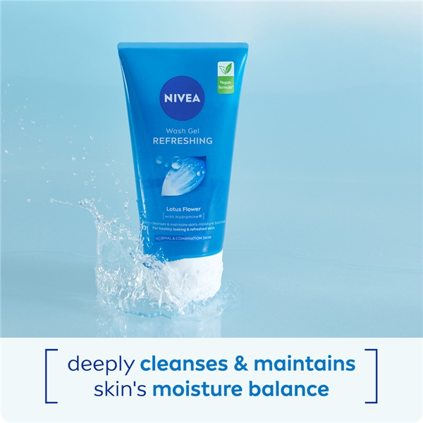 Nivea Refreshing Wash Gel - Normal/Comb Skin (Bild 2 av 5)