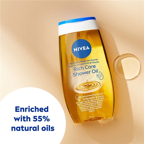 Nivea Rich Care Shower Oil (Bild 2 av 6)