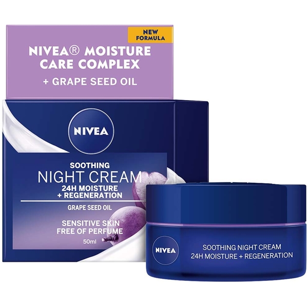 Nivea Soothing Night Cream - Sensitive Skin (Bild 1 av 6)