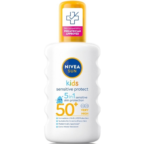 Nivea Sun Kids Sensitive Protect Spray SPF50+ (Bild 1 av 5)