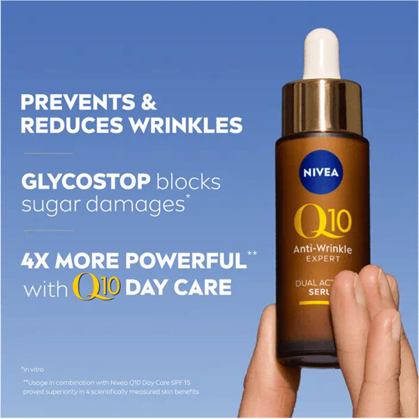 Nivea Q10 Anti-Wrinkle Expert Dual Serum (Bild 3 av 8)