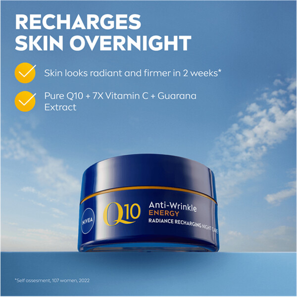 Nivea Q10 Energy Recharging Night Cream (Bild 3 av 7)