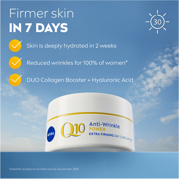 Nivea Q10 Power Extra Firming Day Cream SPF30 (Bild 3 av 8)