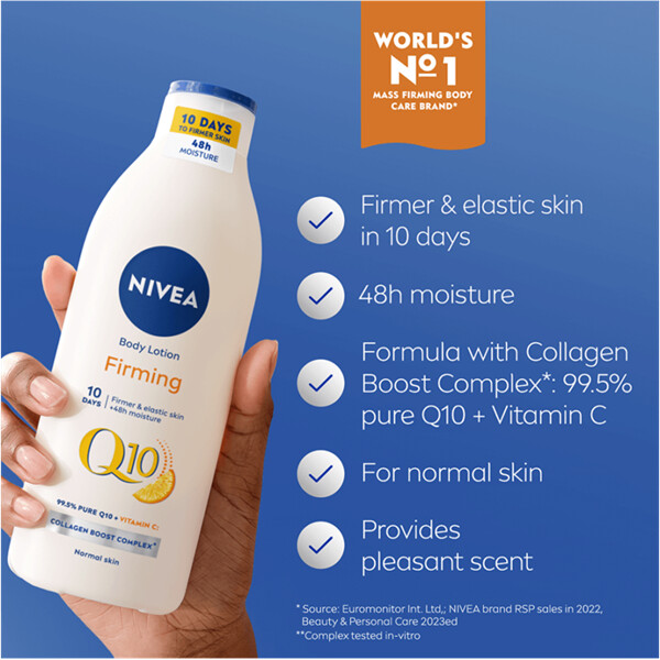 Nivea Q10 Vitamin C Firming Body Lotion (Bild 7 av 7)