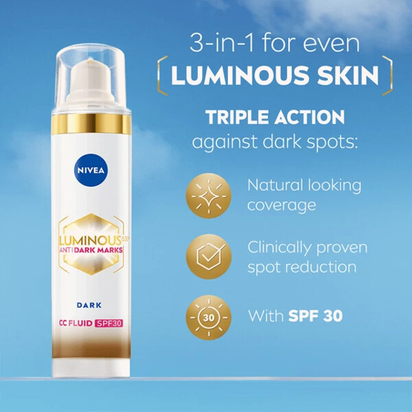 Nivea Luminous630 Anti Dark Spot CC Fluid (Bild 2 av 3)