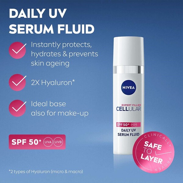 Nivea Cellular Expert Filler Spf 50 UV Serum (Bild 2 av 2)