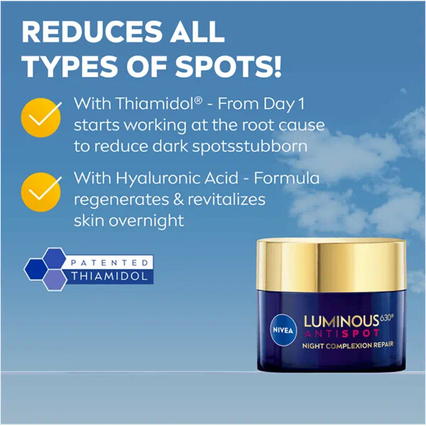 Nivea Luminous630 Anti Dark Spot Night Cream (Bild 4 av 7)