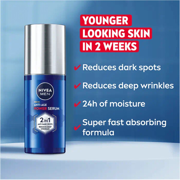 Nivea Men Luminous Anti Age Power 2in1 Serum (Bild 4 av 7)