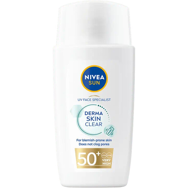 Nivea Sun UV Derma Skin Clear Dry Touch Spf 50+ (Bild 2 av 2)