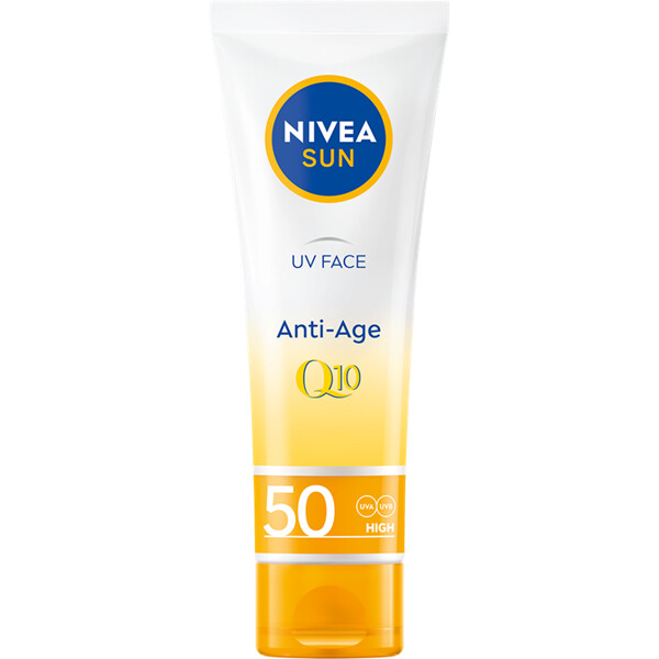 Nivea Sun UV Face Anti Age Q10 Cream Spf 50 (Bild 2 av 2)