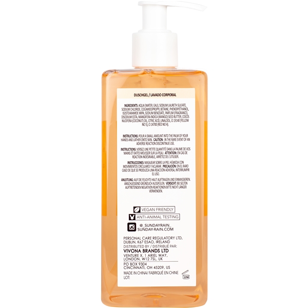 Sunday Rain Mango & Coconut Body Wash (Bild 2 av 2)