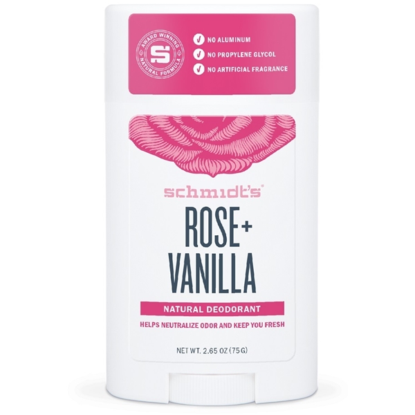 Schmidt's Rose & Vanilla Deo Stick