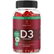 VitaYummy D3-vitamin Raspberry 60 st