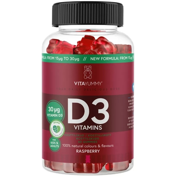 VitaYummy D3-vitamin Raspberry