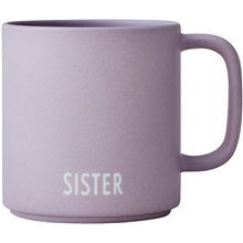 Sister / Lavender - Design Letters Mini Favoritmugg med handtag