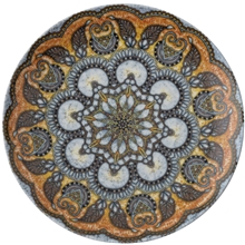  - Mandala Förrättstallrik 20 cm