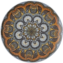  - Mandala Mattallrik 27,5 cm