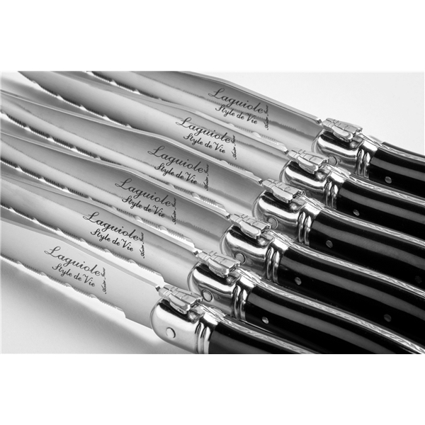 Grillknivar Laguiole Black 6-pack (Bild 2 av 9)