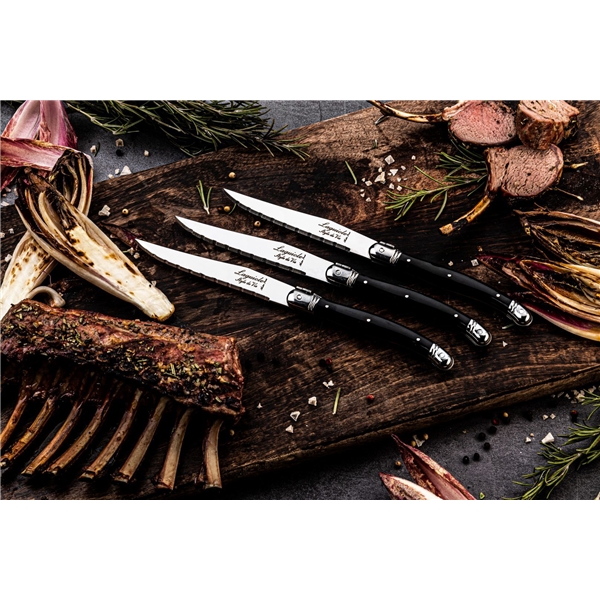 Grillknivar Laguiole Black 6-pack (Bild 7 av 9)